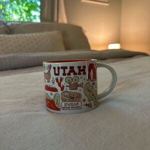 Starbucks Utah Souvenir Mug - Red and White